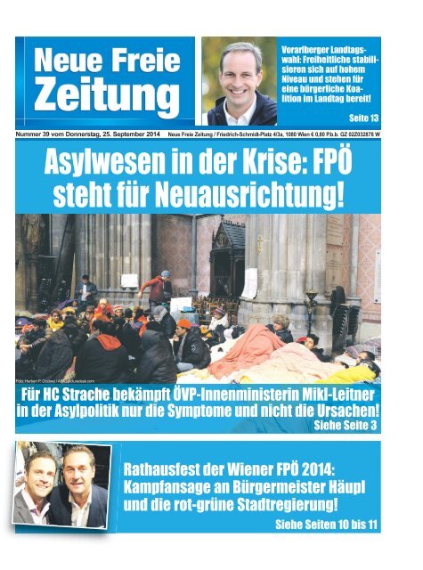 Asylwesen in der Krise: FPÖ steht für Neuausrichtung!