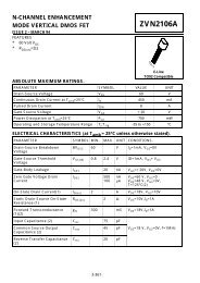 ZVN2106A N-channel enhancement mode vertical DMOS ... - ECEE