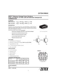 ZXTDA1M832 Dual 15V NPN & 12V PNP low ... - Diodes, Inc.