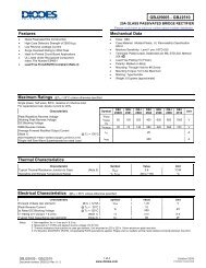 GBJ25005 - GBJ2510 Features Mechanical Data Thermal ...