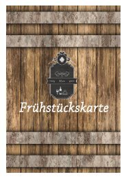 Frühstückskarte