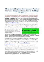 Mold Expert Explains How Extreme Weather Increases Dangerous Toxic Mold in Buildings Worldwide