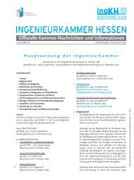 Sonderbeilage - Ingenieurkammer Hessen