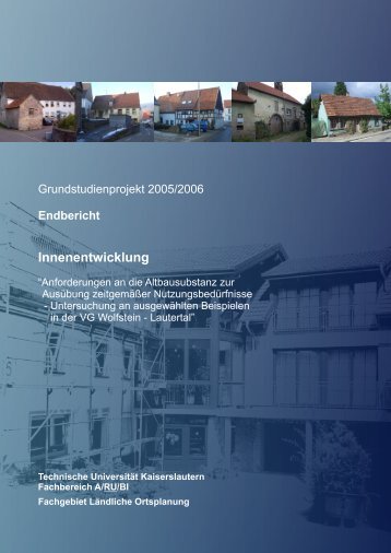 Themenkomplex "Innenentwicklung" - Gemeinde Essweiler
