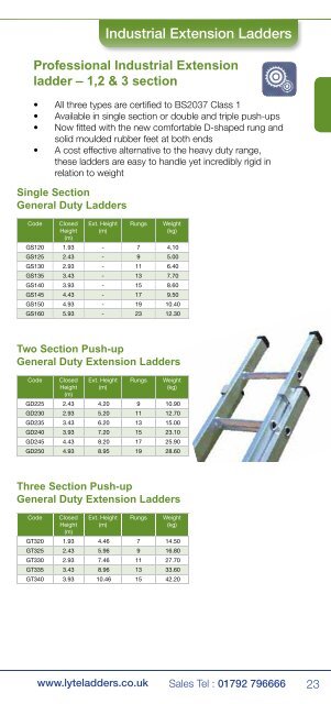 Lyte product brochure - Lyte Ladders