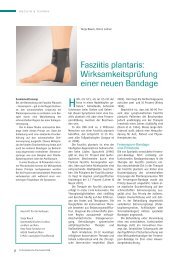 Fasziitis plantaris - Sportmedizinisches Institut Frankfurt am Main e.V.