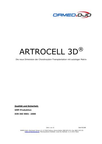 ARTROCELL 3D