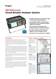 TM1700-series Circuit Breaker Analyzer System - Tech-Rentals