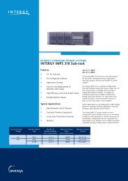 INTERGY IMPS 310 Sub-rack - Tech-Rentals