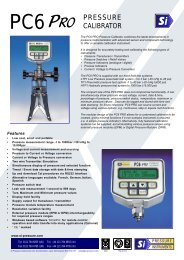 PRESSURE CALIBRATOR - Tech-Rentals