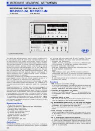 View Anritsu ME538M Specifications - TekNet Electronics