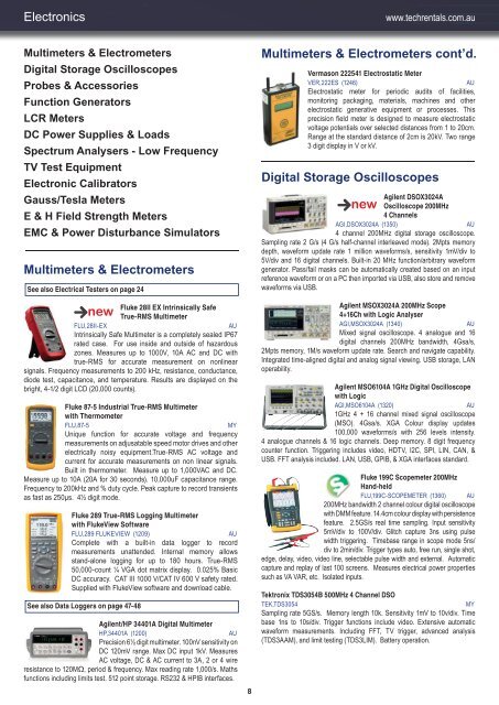 Download our Equipment Solutions Brochure (14 MB) - Tech-Rentals