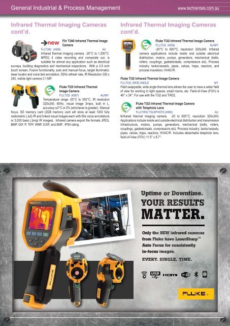 Download our Equipment Solutions Brochure (14 MB) - Tech-Rentals