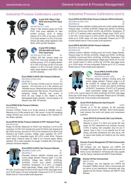 Download our Equipment Solutions Brochure (14 MB) - Tech-Rentals