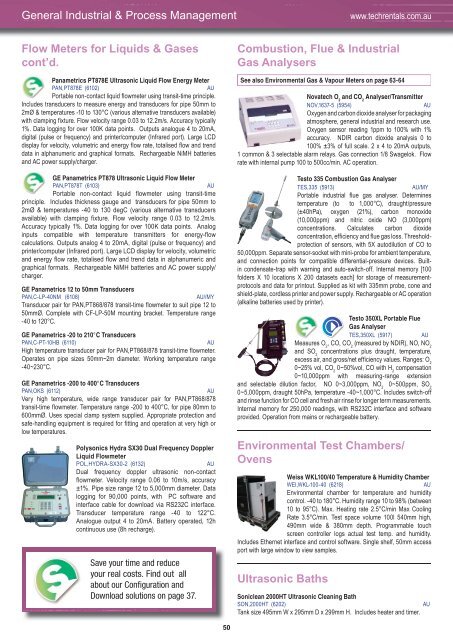 Download our Equipment Solutions Brochure (14 MB) - Tech-Rentals