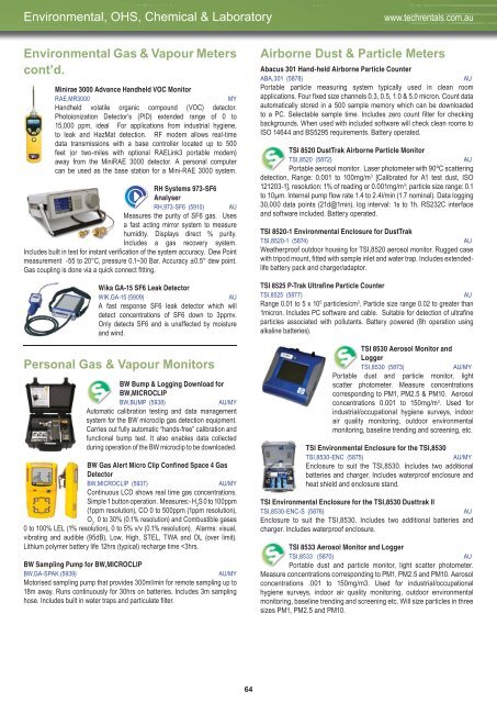 Download our Equipment Solutions Brochure (14 MB) - Tech-Rentals