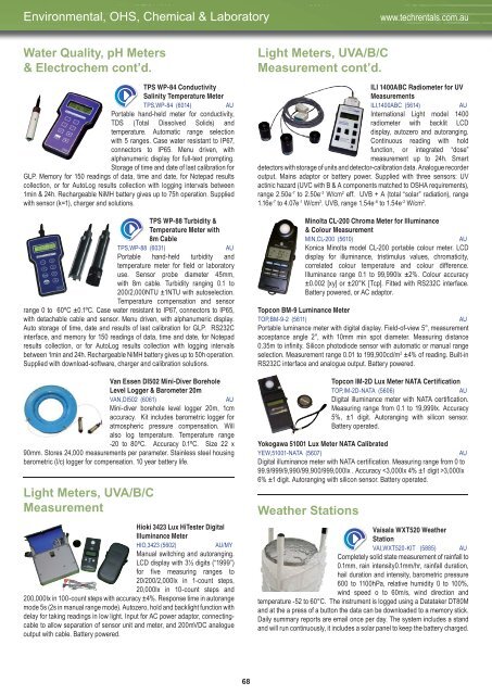 Download our Equipment Solutions Brochure (14 MB) - Tech-Rentals