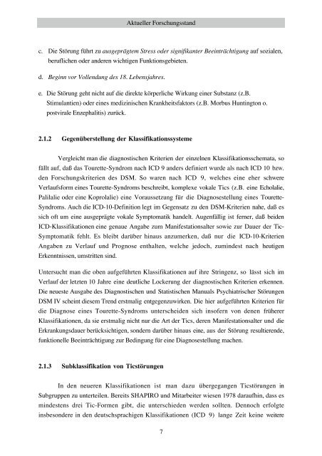 Familienuntersuchung zum Gilles de la Tourette-Syndrom (pdf)