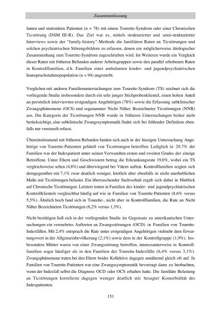 Familienuntersuchung zum Gilles de la Tourette-Syndrom (pdf)