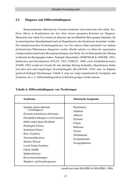 Familienuntersuchung zum Gilles de la Tourette-Syndrom (pdf)