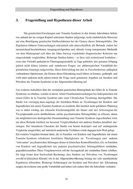 Familienuntersuchung zum Gilles de la Tourette-Syndrom (pdf)