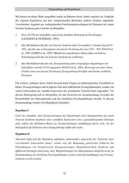 Familienuntersuchung zum Gilles de la Tourette-Syndrom (pdf)