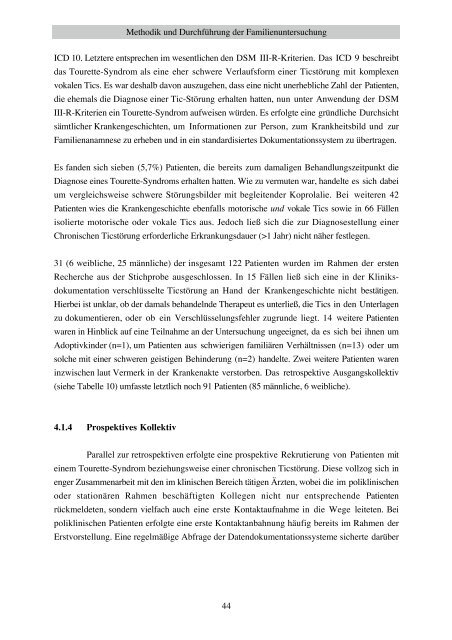 Familienuntersuchung zum Gilles de la Tourette-Syndrom (pdf)