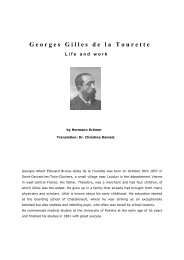 Biography Georges Gilles de la Tourette - Tourette Syndrom ...