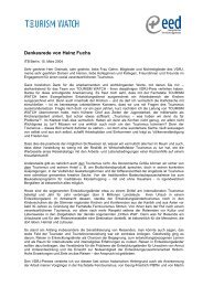 Community-Based Tourism als erfolgreiches ... - Tourism Watch