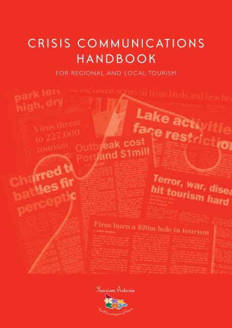 Crisis Communications Handbook for Regional ... - Tourism Victoria