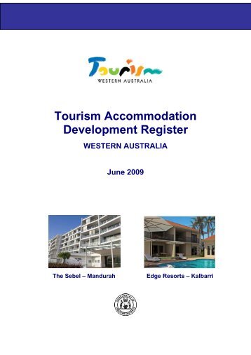 Tourism Accommodation Development Register Jun 2009 [pdf ]