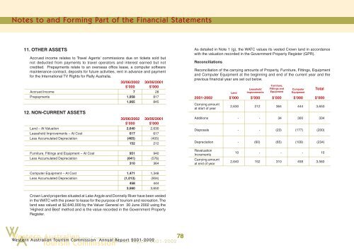 Annual Report 2001-2002 - Tourism Western Australia - The ...