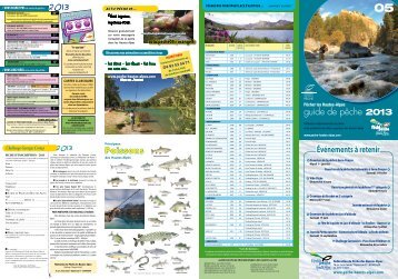 guide de pêche 2013 - Fédération de Pêche des Hautes Alpes