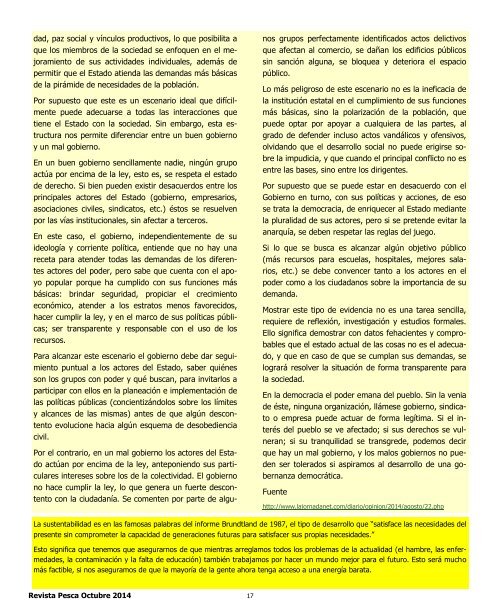 Revista Pesca Octubre 2014