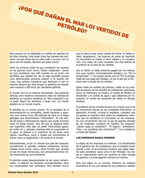 Revista Pesca Octubre 2014