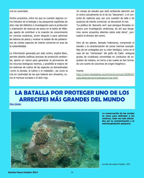 Revista Pesca Octubre 2014