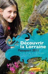 Passeport Lorraine - Tourisme en Lorraine