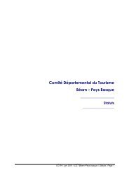 Statut cdt dÃ©finitif - Tourisme 64