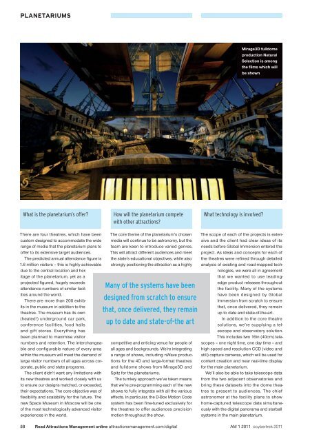 Attractions Management Issue 1 2011 - TourismInsights