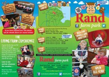 Rand Farm Park - Tourism Leaflets Online