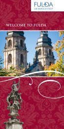 WELCOME TO FULDA - Tourismus Fulda