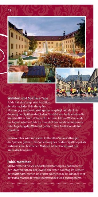 WILLKOMMEN IN FULDA - Tourismus Fulda