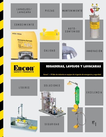 ENCON SAFETY PRODUCTS. EMERGENCY SHOWER CATALOGUE