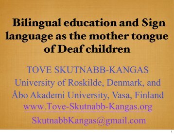 bilingual education