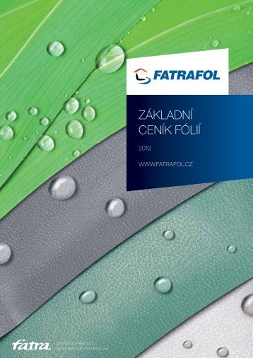 ZÁKLADNÍ CENÍK FÓLIÍ - Fatrafol