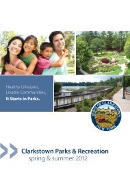 Clarkstown Parks & Recreation spring & summer 2012 - Town of ...
