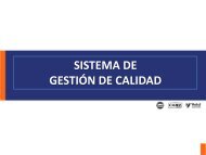 SISTEMA DE GESTIÓN DE CALIDAD