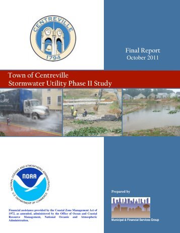 Town of Centreville Stormwater Utility Phase II Study