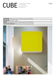 Ausgabe 01 - CUBE - Das Düsseldorfer Magazin für Architektur und ...