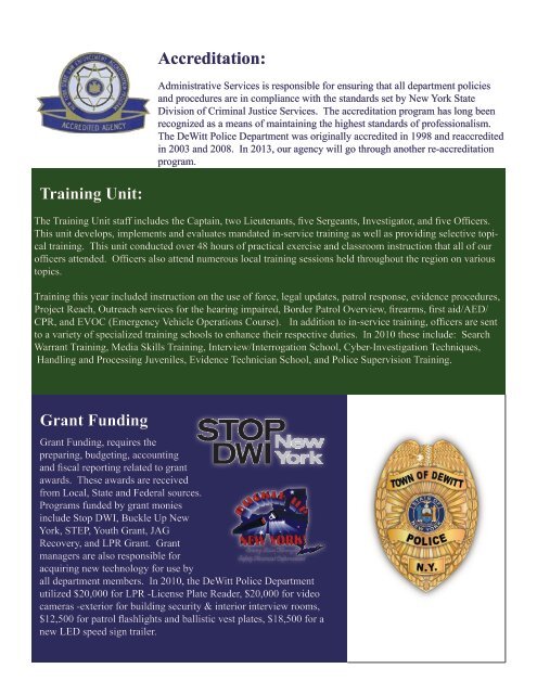 2010 Annual Report - Police